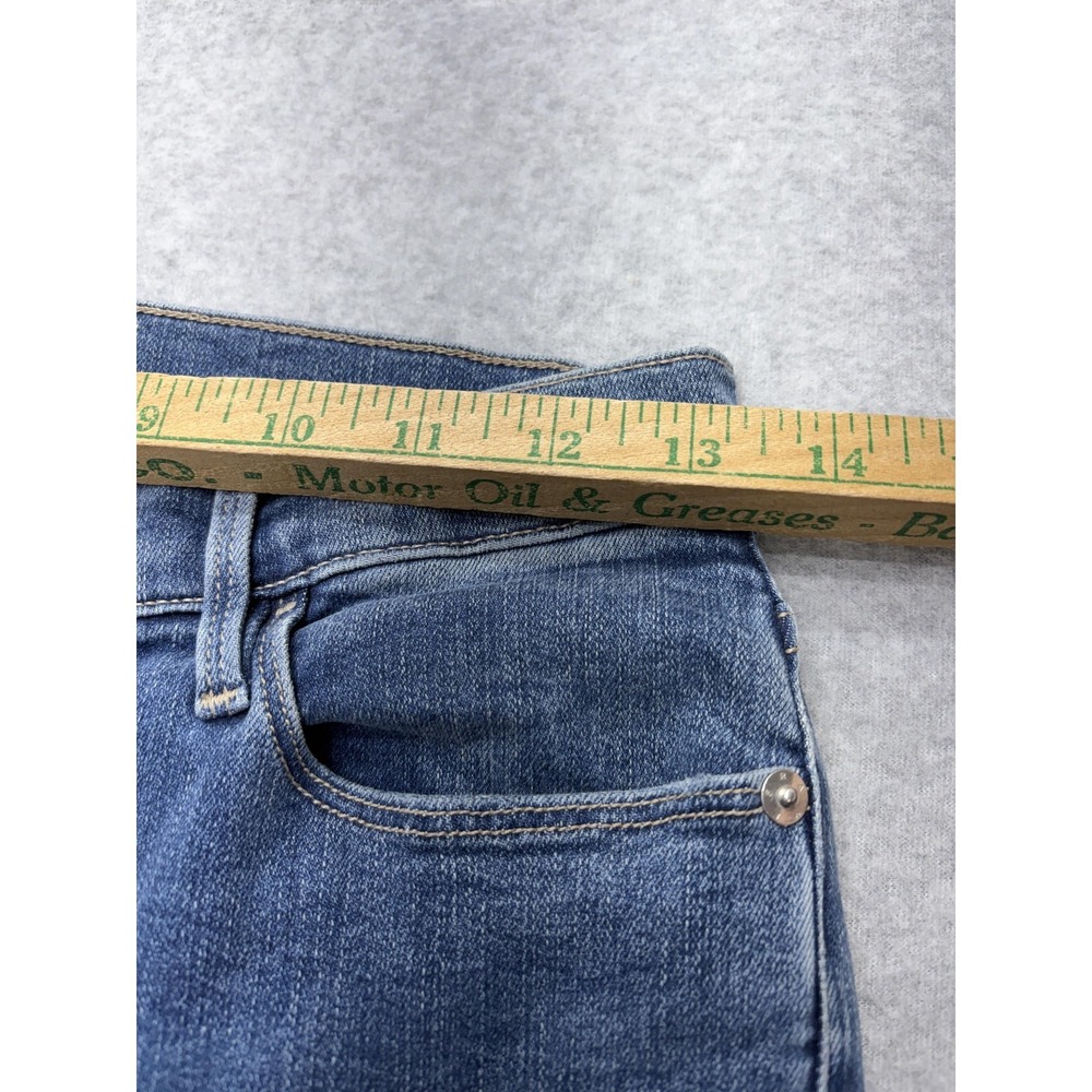 FRAME Le High Flare Jeans Womens 27 Blue Medium Wash High Rise Stretch - Picture 4 of 13